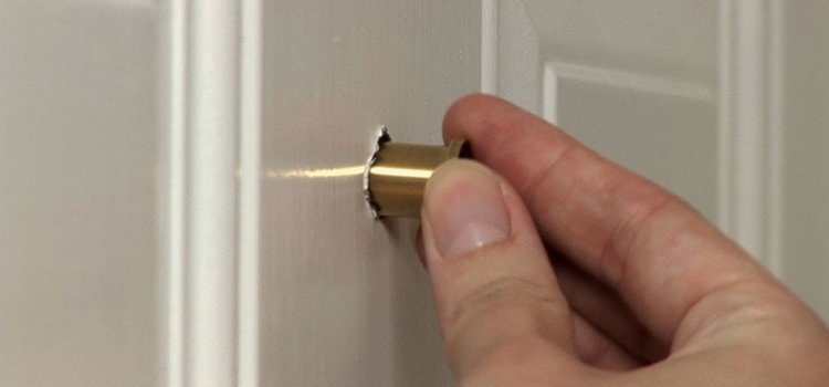 peephole door repair in Spring Hill